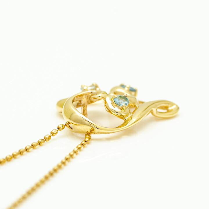 umu -アム- FINE JEWELRY STUIDIOアクアマリン オープンハート ペンダントトップpn0953_s.jpg