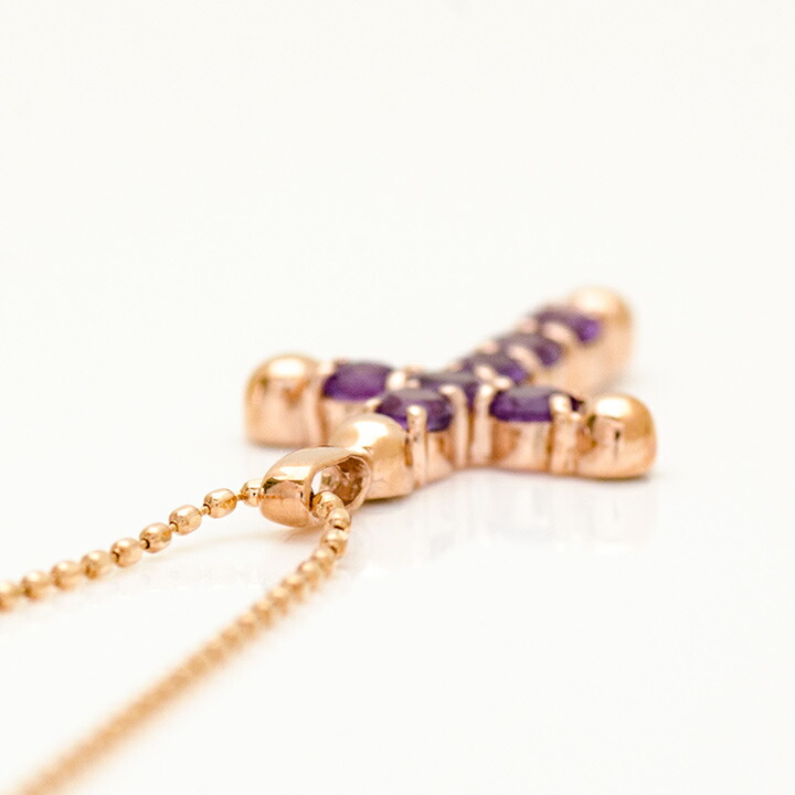 umu -アム- FINE JEWELRY STUIDIOアメシスト クロスモチーフ ペンダントトップpn0954_s.jpg