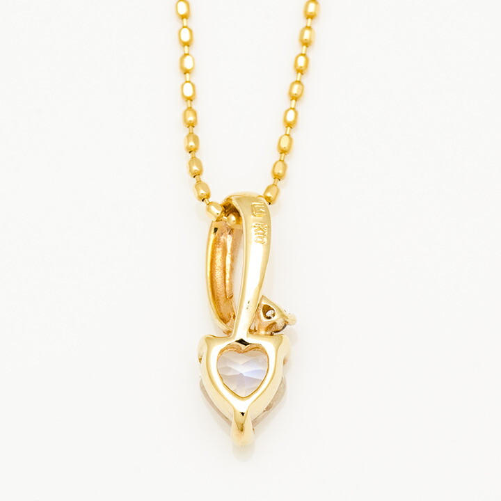 umu -アム- FINE JEWELRY STUIDIOハート ブルームーンストーン ダイヤ ペンダントトップpn0955_u.jpg