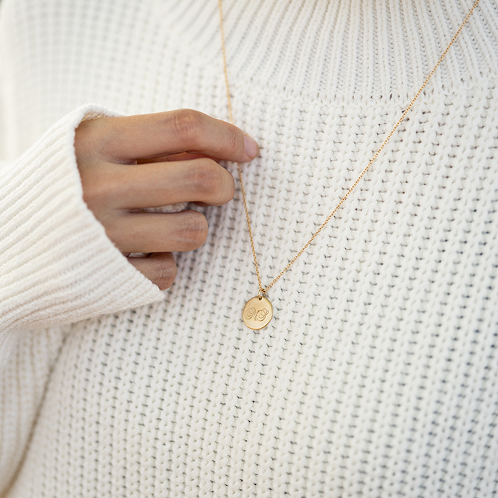 umu -アム- FINE JEWELRY STUIDIOK18 イニシャル ペンダントトップpn0959_11.jpg