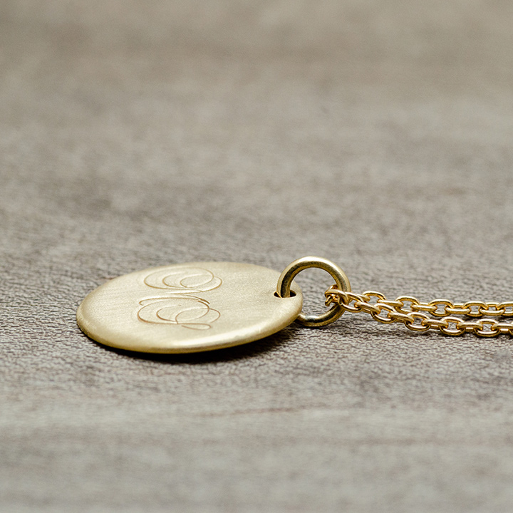 umu -アム- FINE JEWELRY STUIDIOK18 イニシャル ペンダントトップpn0959_5.jpg