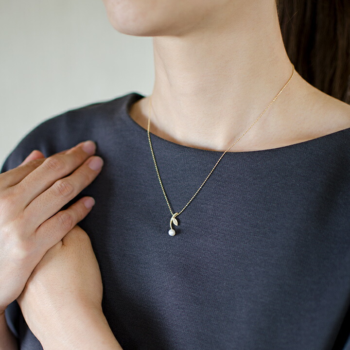 umu -アム- FINE JEWELRY STUIDIO淡水パール ダイヤモンド ペンダントpn0962_i3.jpg