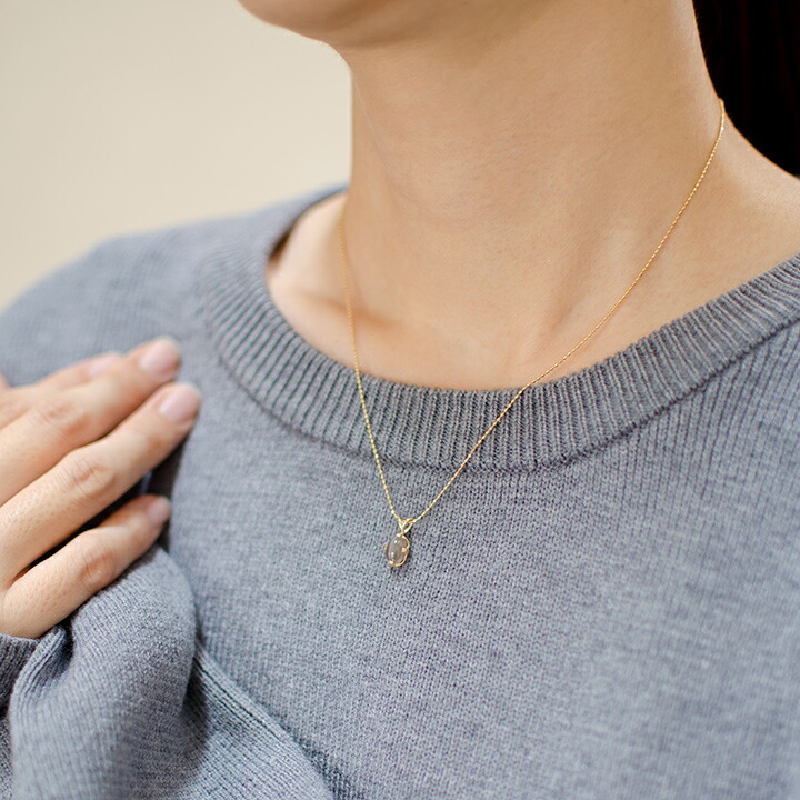 umu -アム- FINE JEWELRY STUIDIOシリマナイトキャッツアイ ペンダントトップ 「drop」pn0966_i3.jpg
