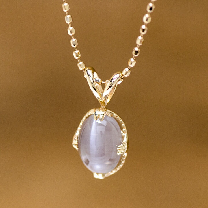 umu -アム- FINE JEWELRY STUIDIOシリマナイトキャッツアイ ペンダントトップ 「drop」pn0966_kanban2.jpg