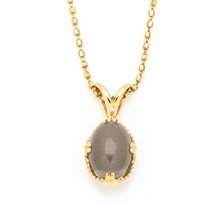 umu -アム- FINE JEWELRY STUIDIOシリマナイトキャッツアイ ペンダントトップ 「drop」pn0966_m.jpg