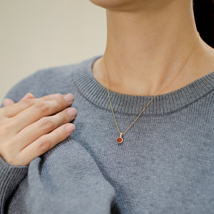 umu -アム- FINE JEWELRY STUIDIOオレンジムーンストーン ペンダントトップpn0968_i3.jpg