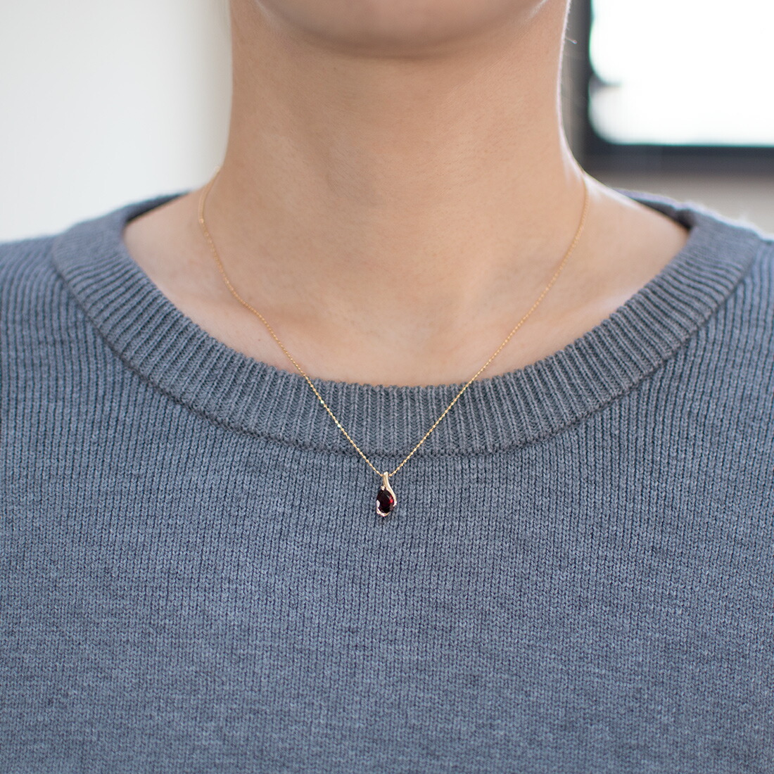 umu -アム- FINE JEWELRY STUIDIOガーネット ペンダントトップpn0969_i2.jpg