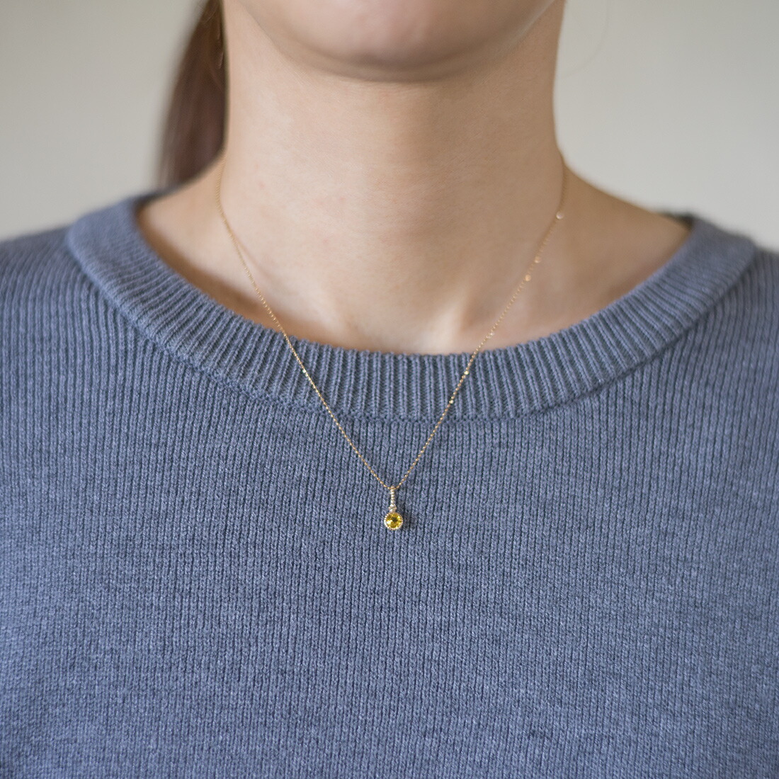 umu -アム- FINE JEWELRY STUIDIOイエローベリル ダイヤモンド ペンダントトップpn0973_i2.jpg