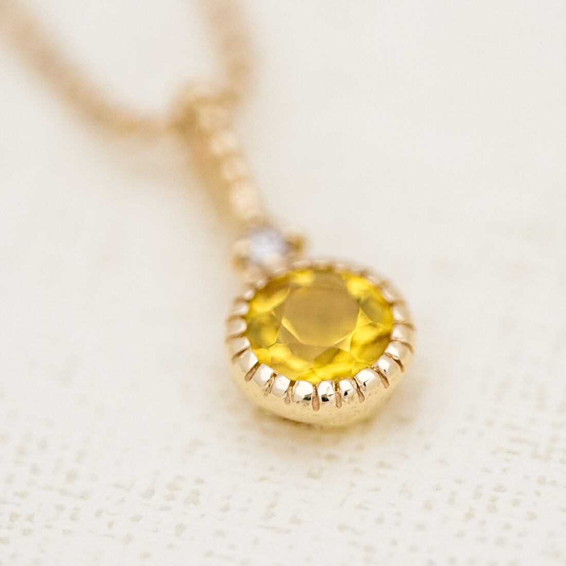 umu -アム- FINE JEWELRY STUIDIOイエローベリル ダイヤモンド ペンダントトップpn0973_kanban2.jpg