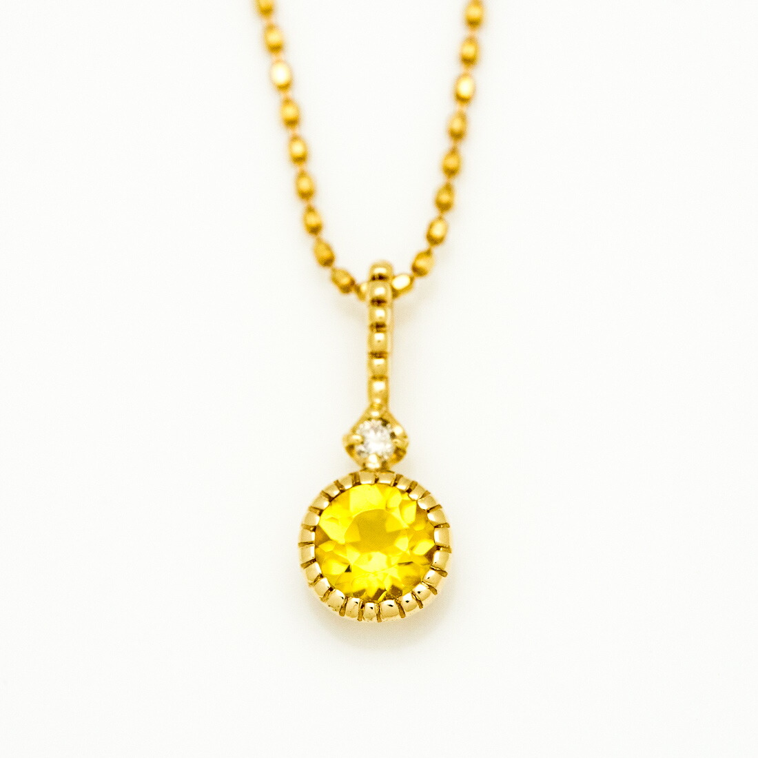 umu -アム- FINE JEWELRY STUIDIOイエローベリル ダイヤモンド ペンダントトップpn0973_m.jpg