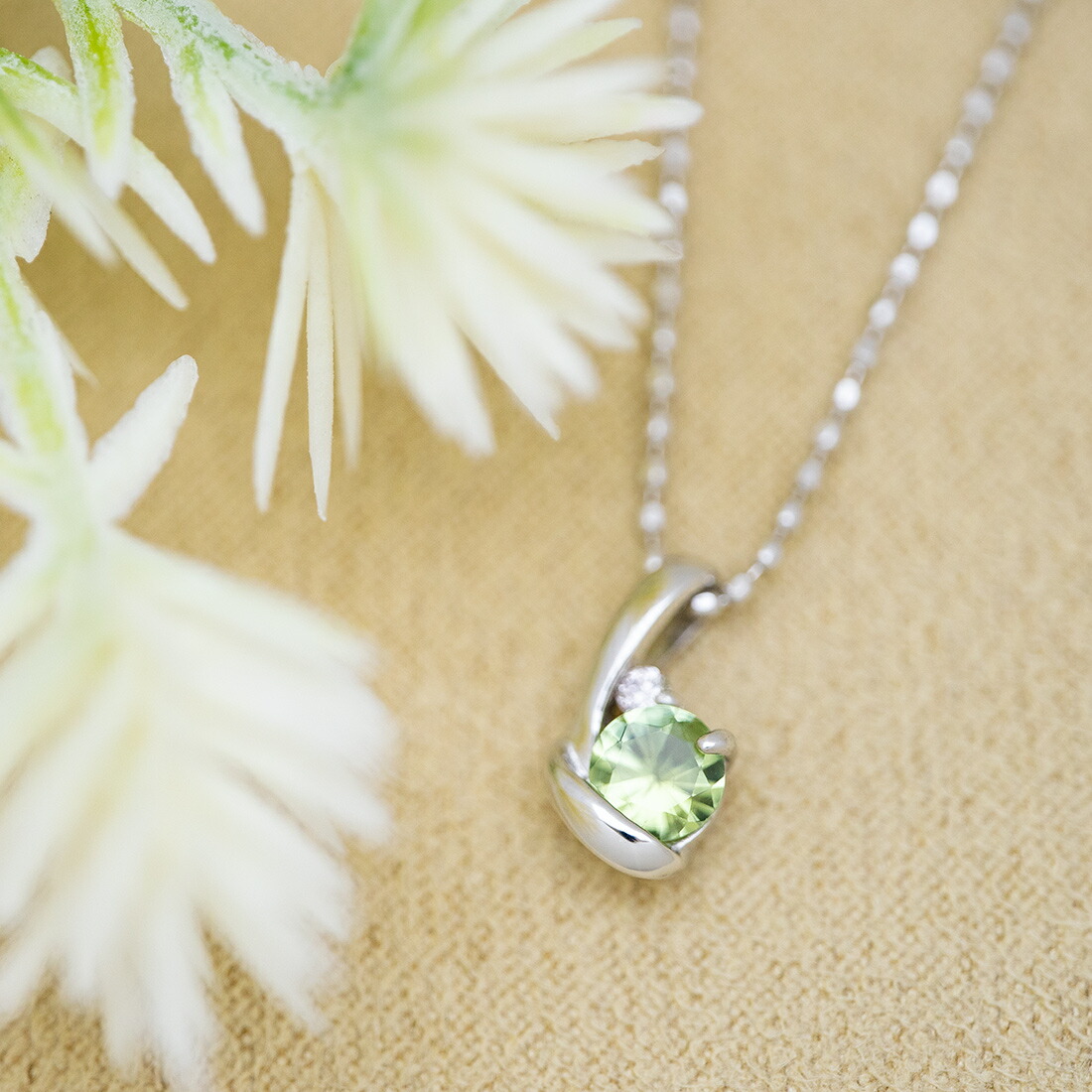 umu -アム- FINE JEWELRY STUIDIOグリーントルマリン ダイヤモンド ペンダントトップ 「chiarita」pn0977_1.jpg