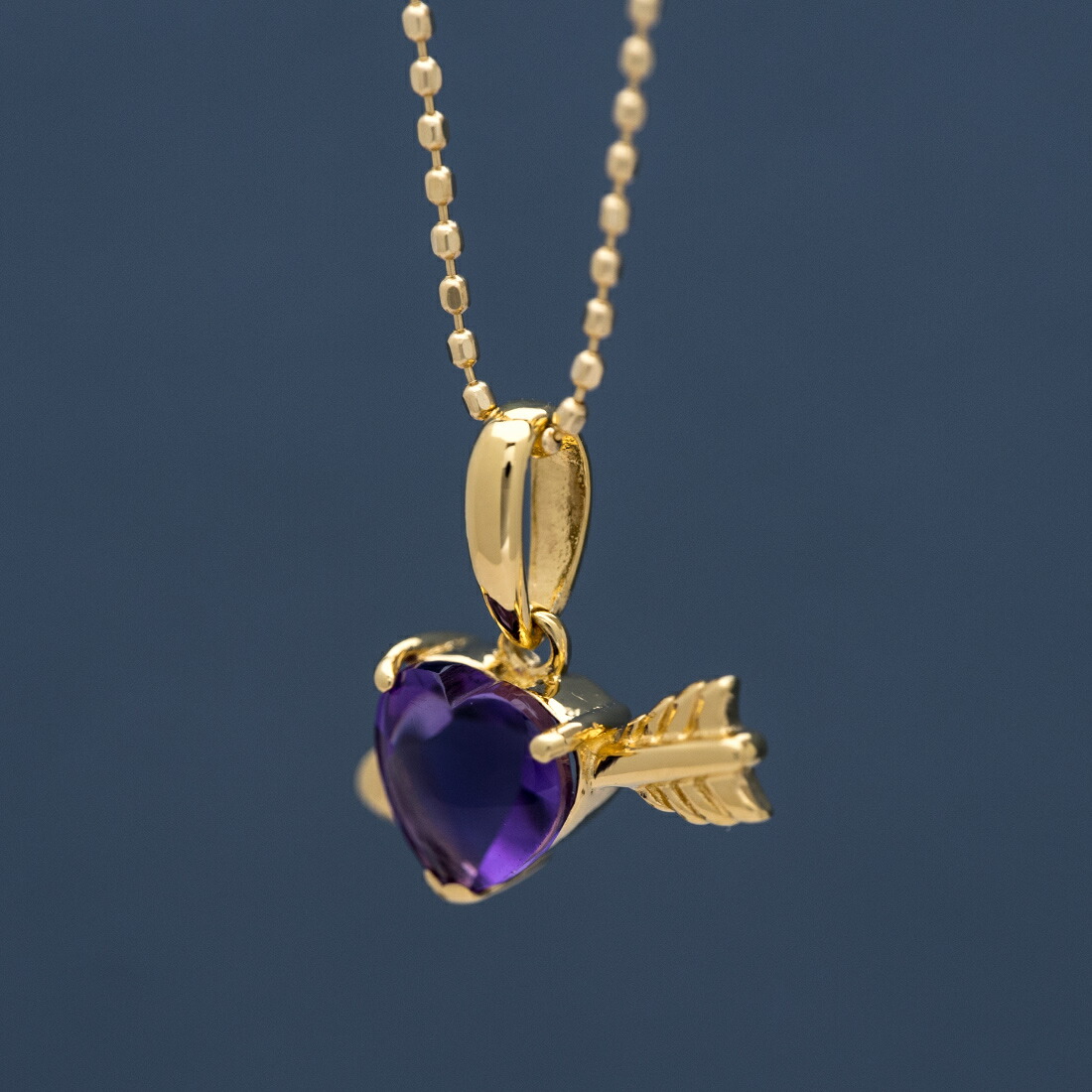 umu -アム- FINE JEWELRY STUIDIOアメシスト ハートアローモチーフ ペンダントトップpn0979_kanban2.jpg