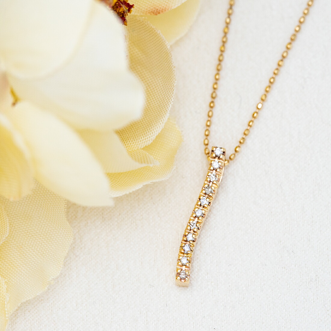 umu -アム- FINE JEWELRY STUIDIOダイヤモンド ウェーブライン ペンダントトップpn0980_1.jpg