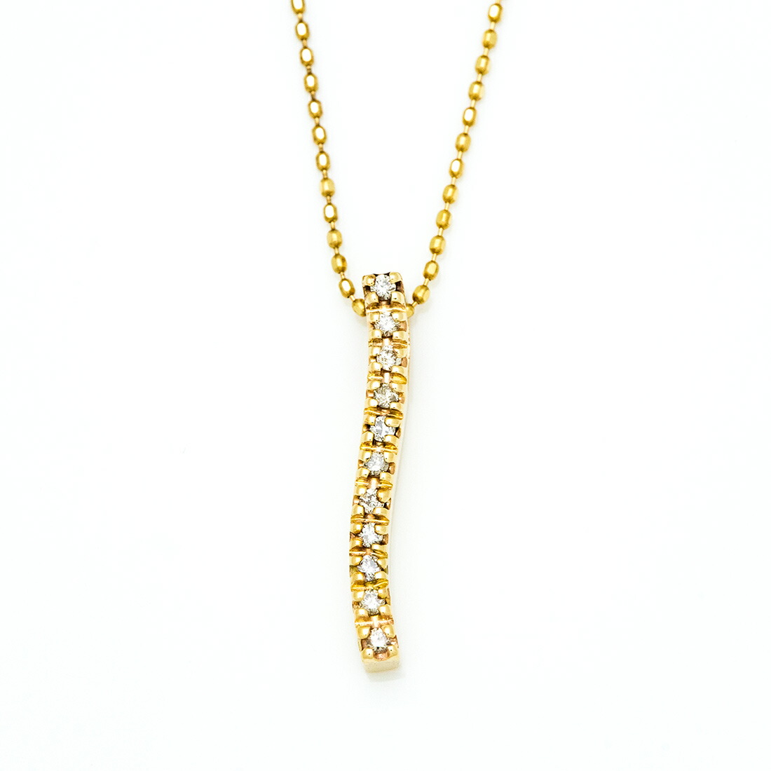 umu -アム- FINE JEWELRY STUIDIOダイヤモンド ウェーブライン ペンダントトップpn0980_m.jpg