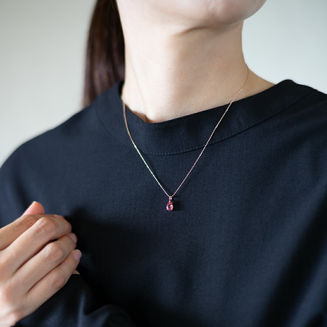umu -アム- FINE JEWELRY STUIDIOピンクトルマリン ペンダントトップpn0987_i3.jpg