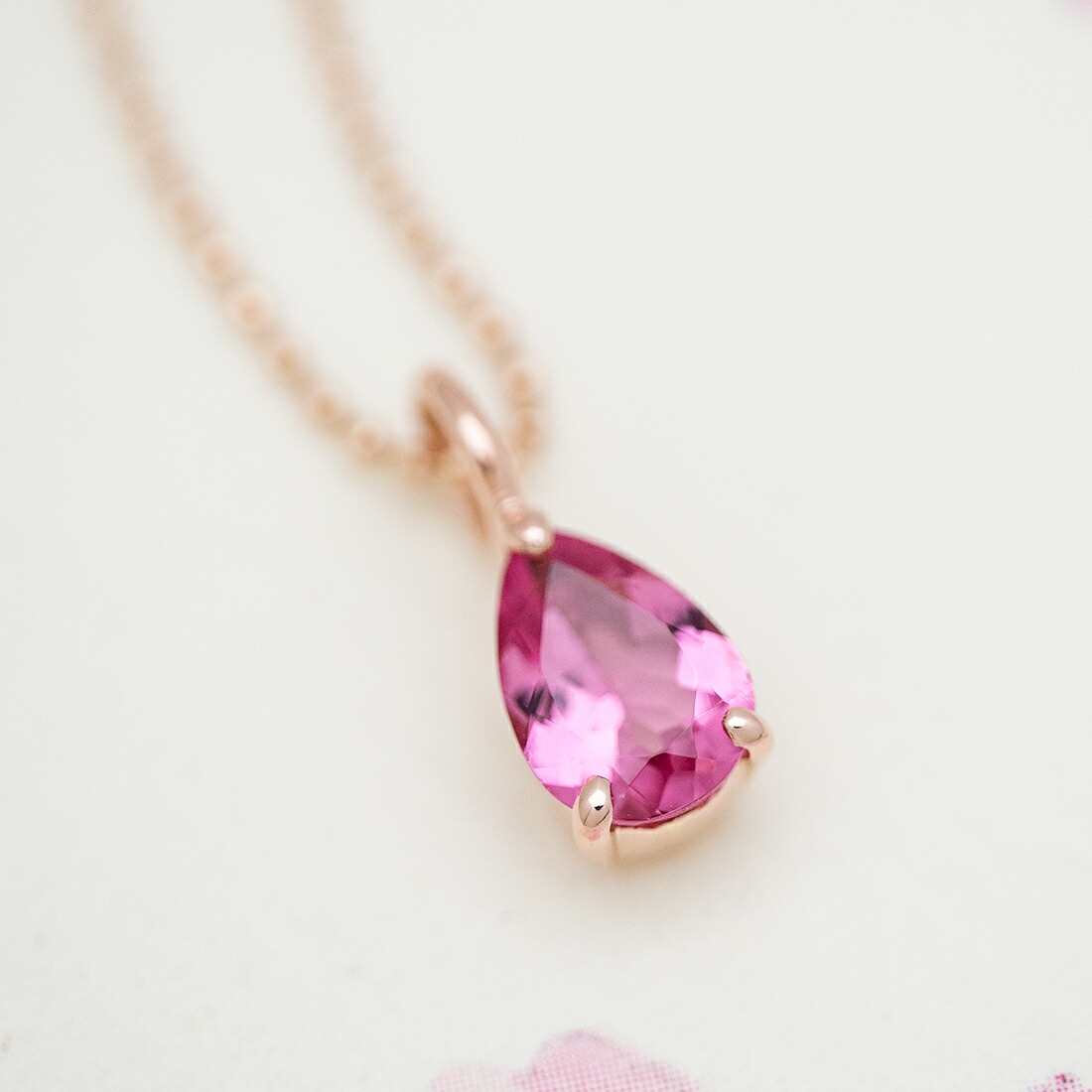 umu -アム- FINE JEWELRY STUIDIOピンクトルマリン ペンダントトップpn0987_kanban2.jpg