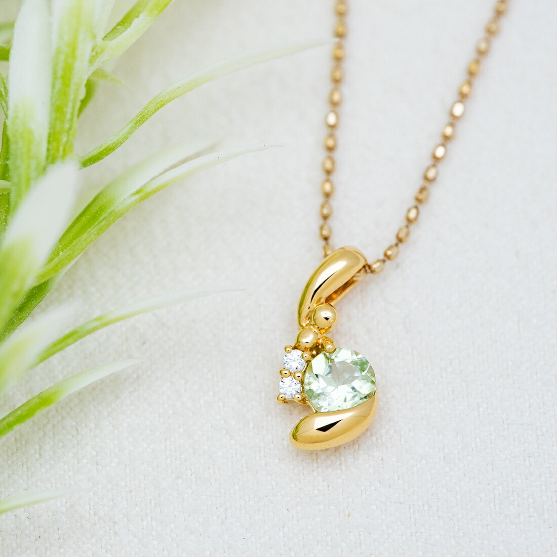 umu -アム- FINE JEWELRY STUIDIOグリーントルマリン ダイヤモンド ペンダントトップpn0990_1.jpg