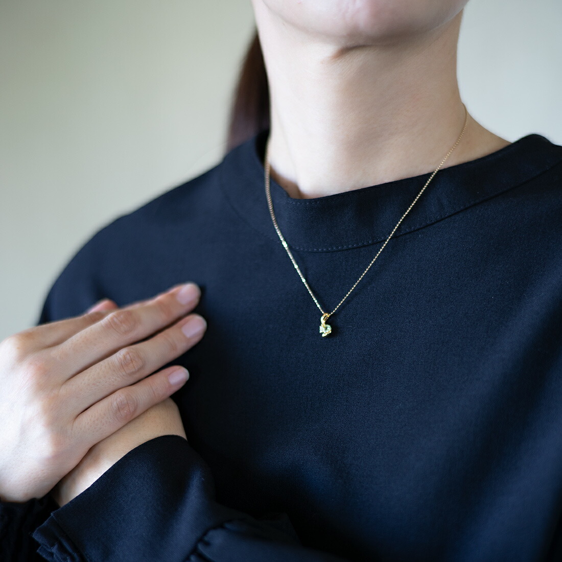 umu -アム- FINE JEWELRY STUIDIOグリーントルマリン ダイヤモンド ペンダントトップpn0990_i3.jpg