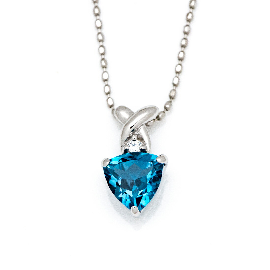 umu -アム- FINE JEWELRY STUIDIOロンドンブルートパーズ ダイヤモンド ペンダントトップ 「borda」pn0991_m.jpg
