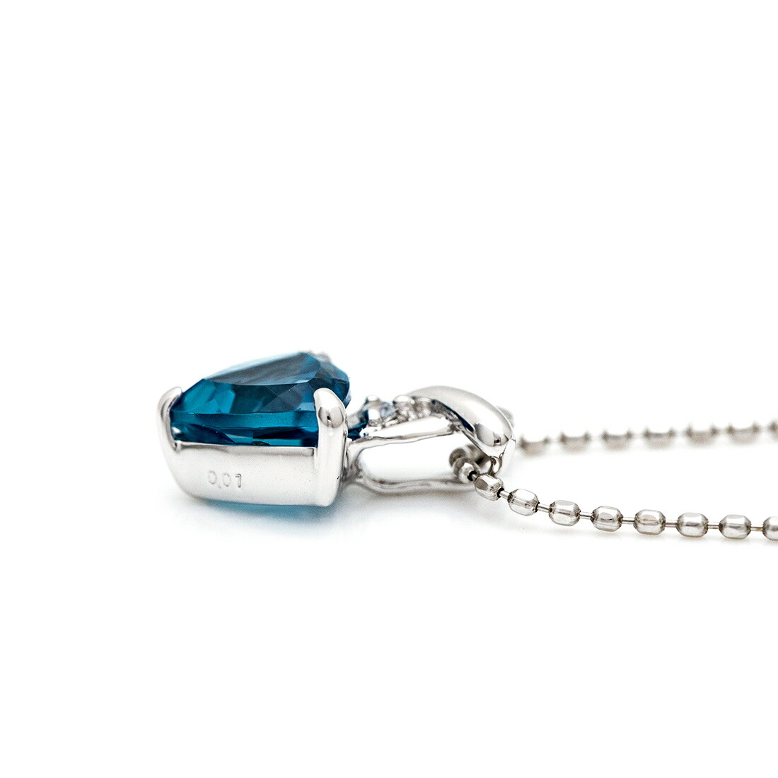 umu -アム- FINE JEWELRY STUIDIOロンドンブルートパーズ ダイヤモンド ペンダントトップ 「borda」pn0991_s.jpg