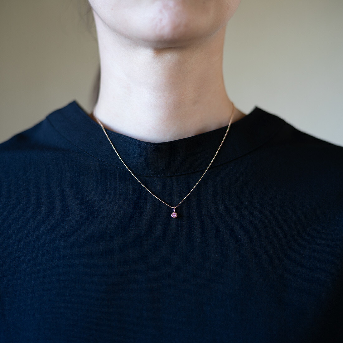 umu -アム- FINE JEWELRY STUIDIOピンクサファイア ペンダントトップ 「piccolo」pn0998_i2.jpg