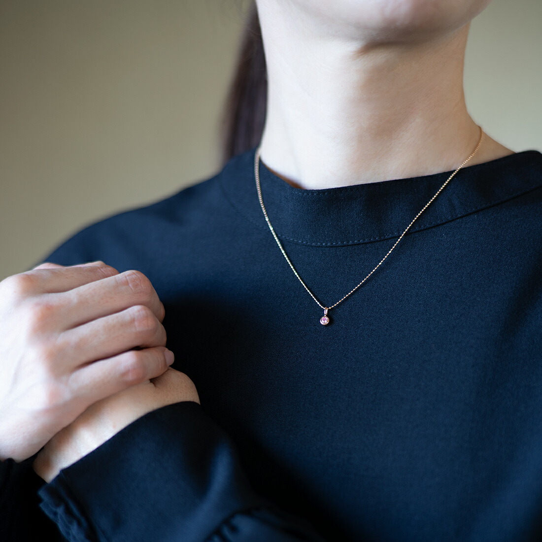 umu -アム- FINE JEWELRY STUIDIOピンクサファイア ペンダントトップ 「piccolo」pn0998_i3.jpg