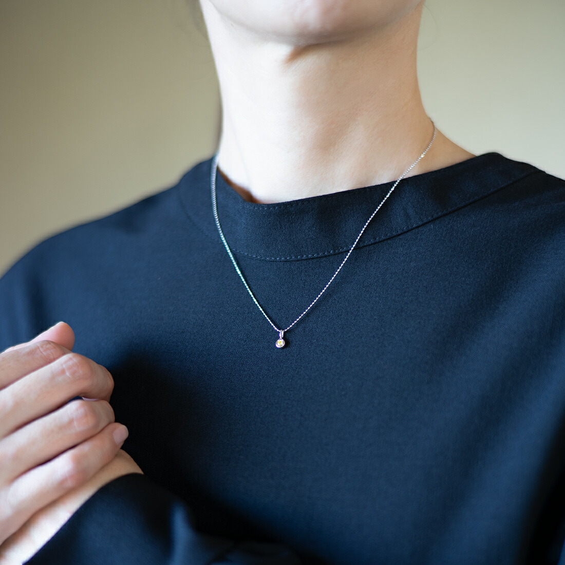 umu -アム- FINE JEWELRY STUIDIOイエローサファイア ペンダントトップ 「piccolo」pn0999_i3.jpg