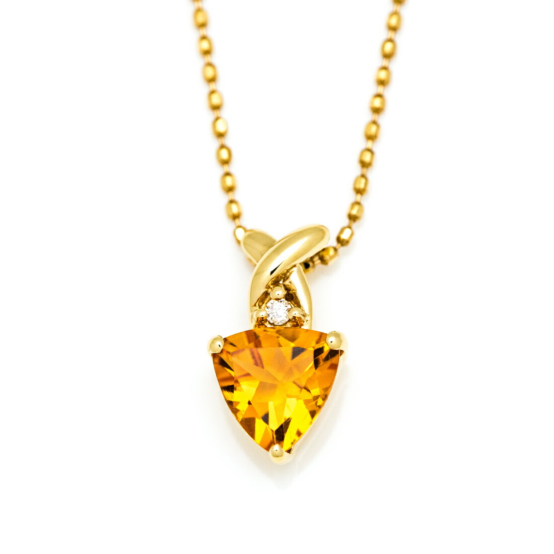 umu -アム- FINE JEWELRY STUIDIOシトリン ダイヤモンド ペンダントトップ 「borda」pn1000_m.jpg