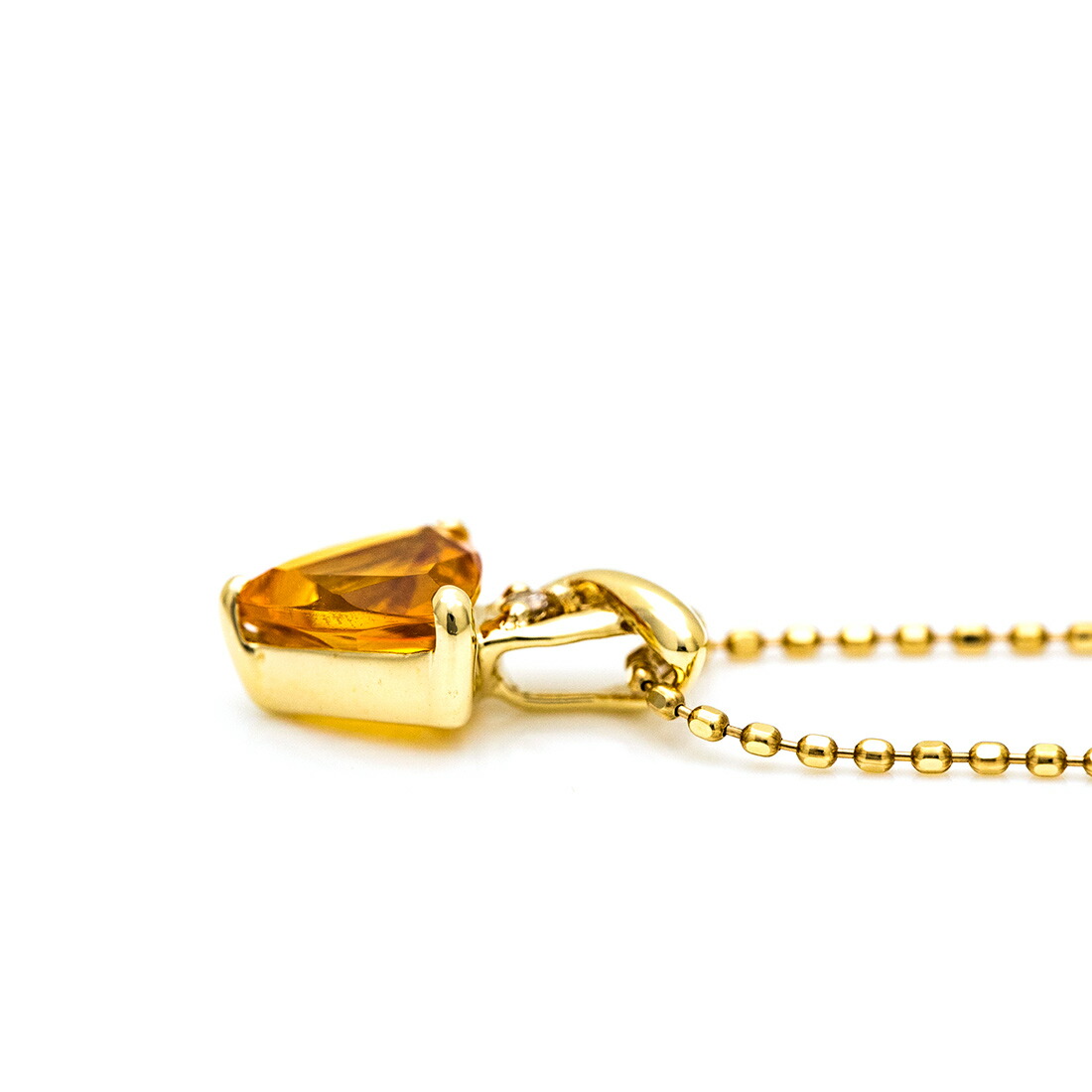 umu -アム- FINE JEWELRY STUIDIOシトリン ダイヤモンド ペンダントトップ 「borda」pn1000_s.jpg