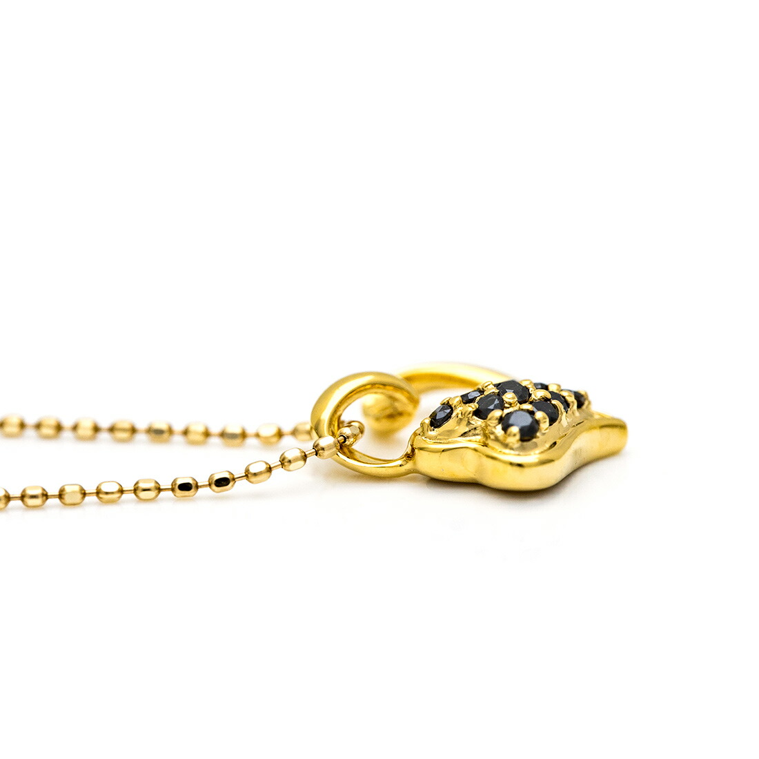 umu -アム- FINE JEWELRY STUIDIOブラックダイヤモンド ハートモチーフ ペンダントトップpn1007_s.jpg