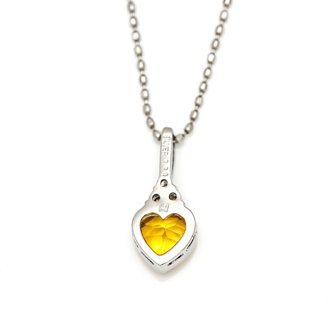 umu -アム- FINE JEWELRY STUIDIOシトリン ダイヤモンド ハート ペンダントトップpn1010_u.jpg