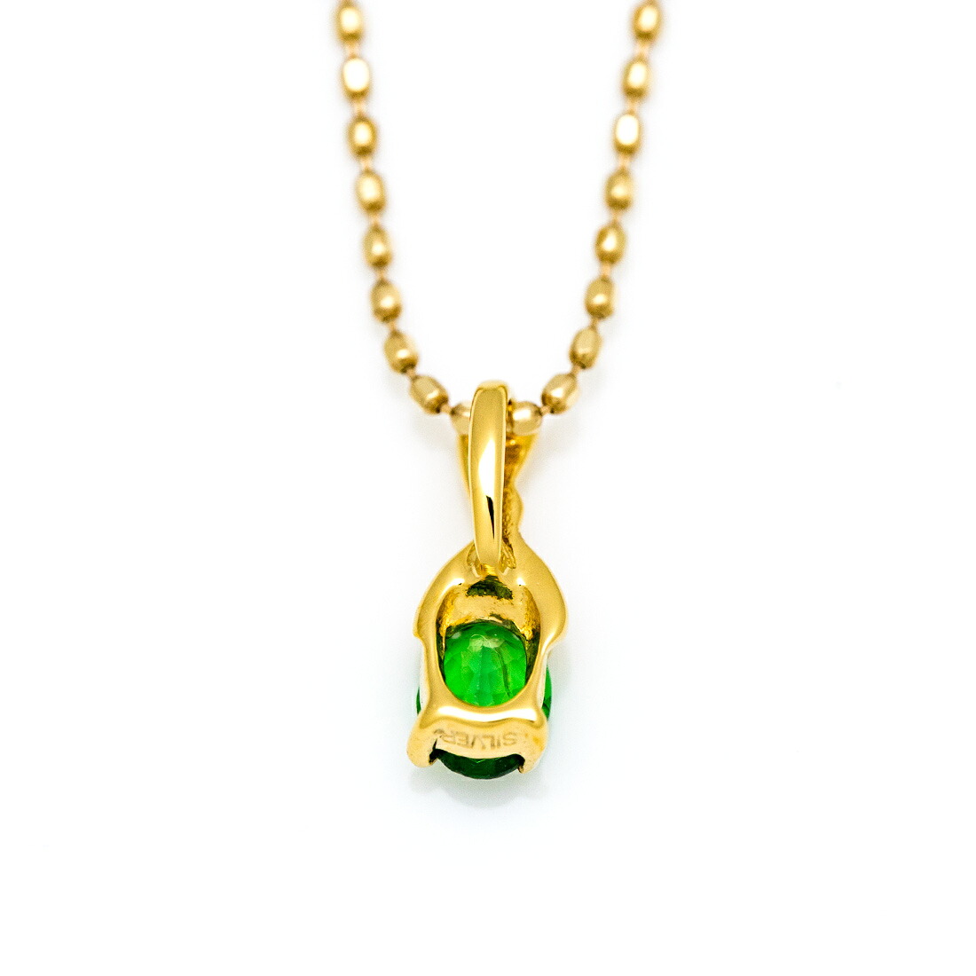 umu -アム- FINE JEWELRY STUIDIOグリーンガーネット ダイヤモンド ペンダントトップ 「calzare」pn1012_u.jpg