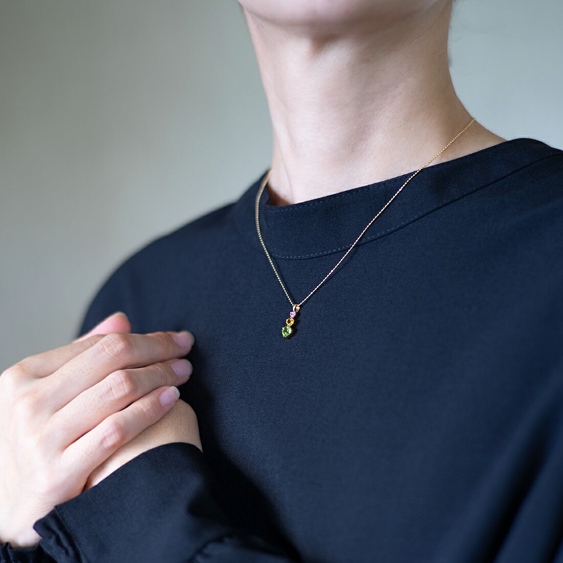 umu -アム- FINE JEWELRY STUIDIOトロピカルカラー ハート ペンダントトップpn1014_i3.jpg