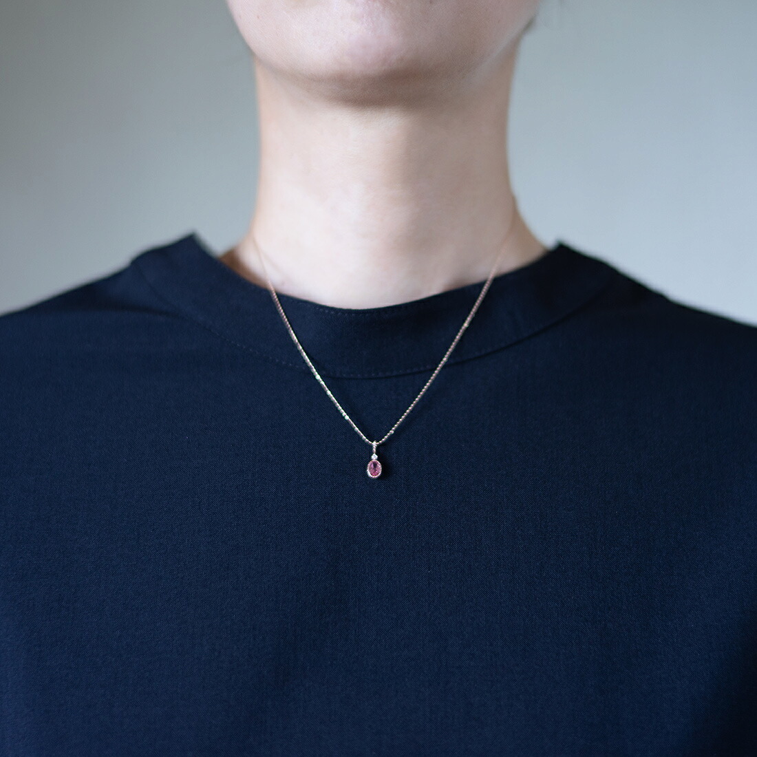 umu -アム- FINE JEWELRY STUIDIOピンクトルマリン ダイヤモンド ペンダントトップpn1016_i2.jpg