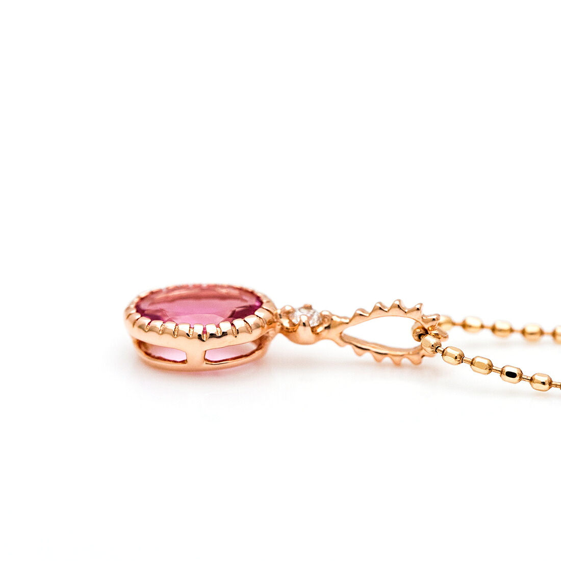 umu -アム- FINE JEWELRY STUIDIOピンクトルマリン ダイヤモンド ペンダントトップpn1016_s.jpg