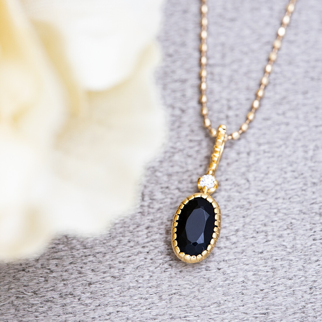 umu -アム- FINE JEWELRY STUIDIOオニキス ダイヤモンド ペンダントトップpn1018_1.jpg