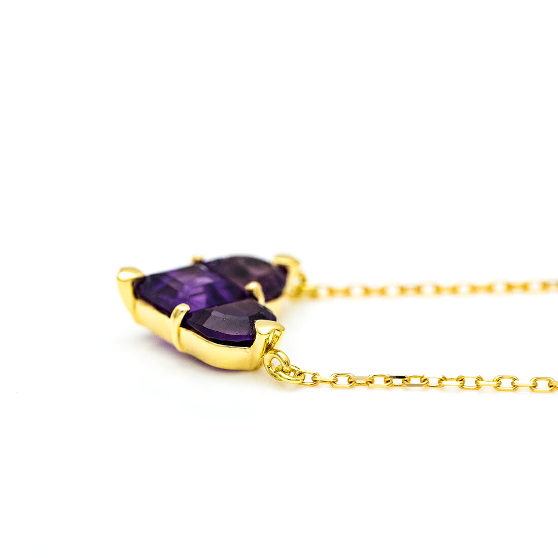 umu -アム- FINE JEWELRY STUIDIO | アメシスト ハートネックレス 「affetto」 | 画像[pn1019_s.jpg]