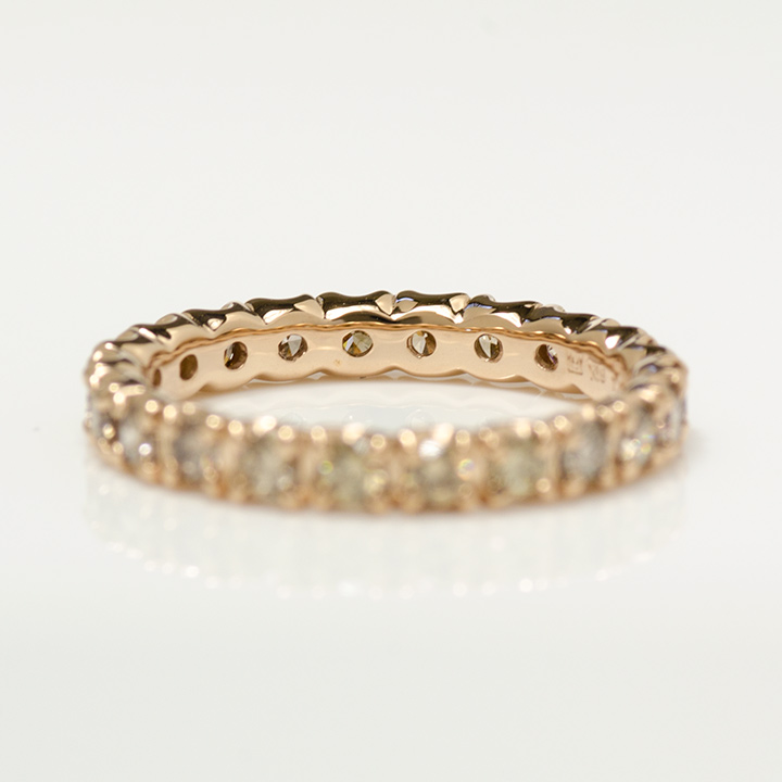 umu -アム- FINE JEWELRY STUIDIOK18 ブラウンダイヤモンド フルエタニティリングrg0030_u.jpg