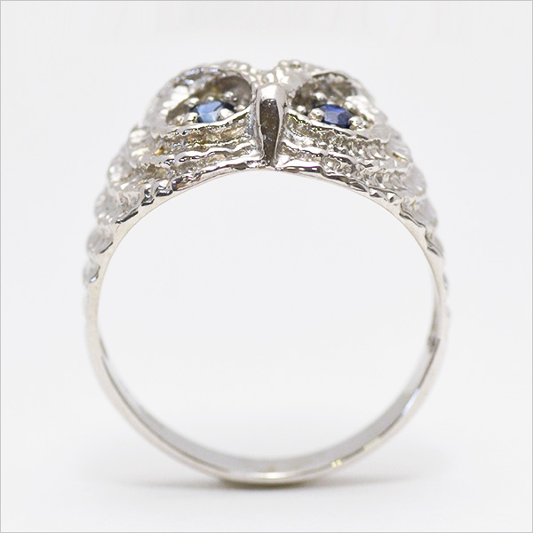 umu -アム- FINE JEWELRY STUIDIOブルーサファイア フクロウ リングrg0046_s.jpg