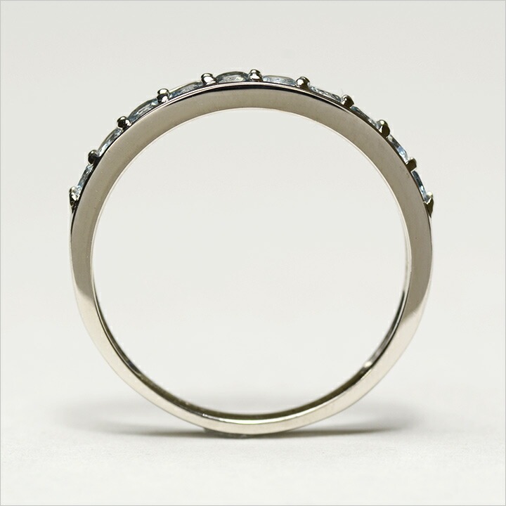 K18 アクアマリン エタニティリング[商品番号:RG0070] | umu -アム