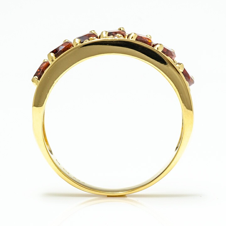 umu -アム- FINE JEWELRY STUIDIOK18 マーキス ガーネット ダイヤモンドリングrg0079_s.jpg
