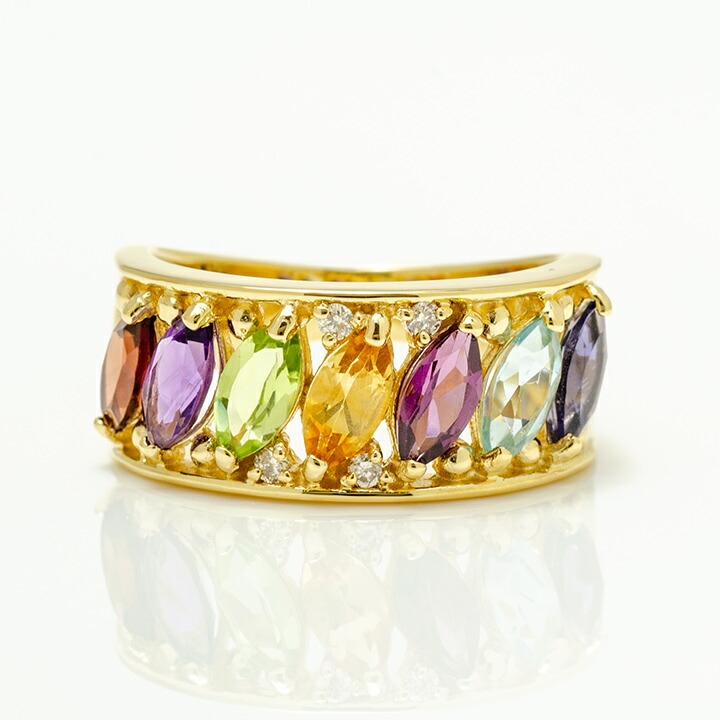 umu -アム- FINE JEWELRY STUIDIOK18 マーキス アミュレットダイヤモンドリングrg0080_m.jpg