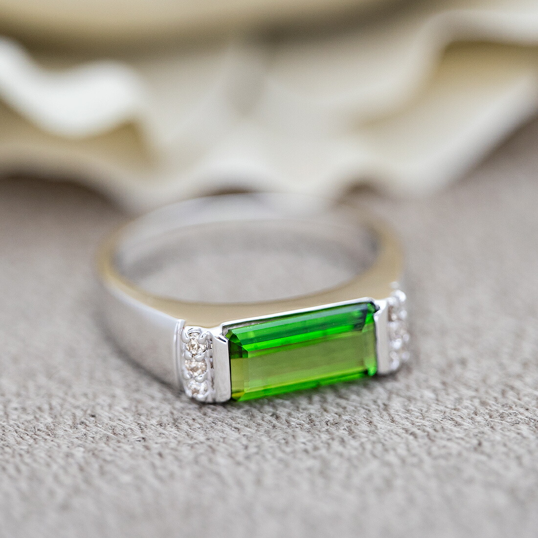 umu -アム- FINE JEWELRY STUIDIOグリーントルマリン ダイヤモンド リングrg0086_1.jpg