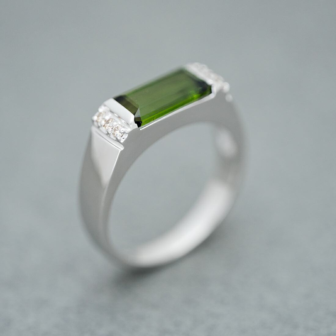 umu -アム- FINE JEWELRY STUIDIOグリーントルマリン ダイヤモンド リングrg0086_kanban2.jpg