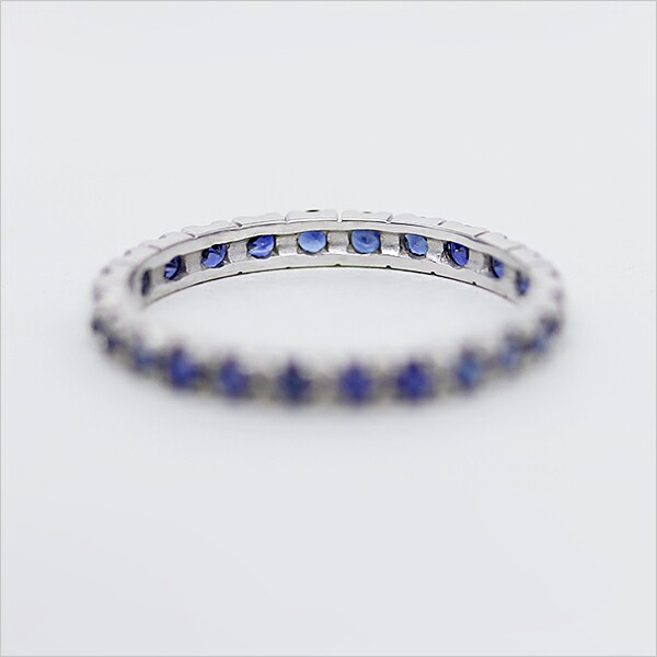umu -アム- FINE JEWELRY STUIDIOK18 ブルーサファイア フルエタニティリングrg0091_u.jpg