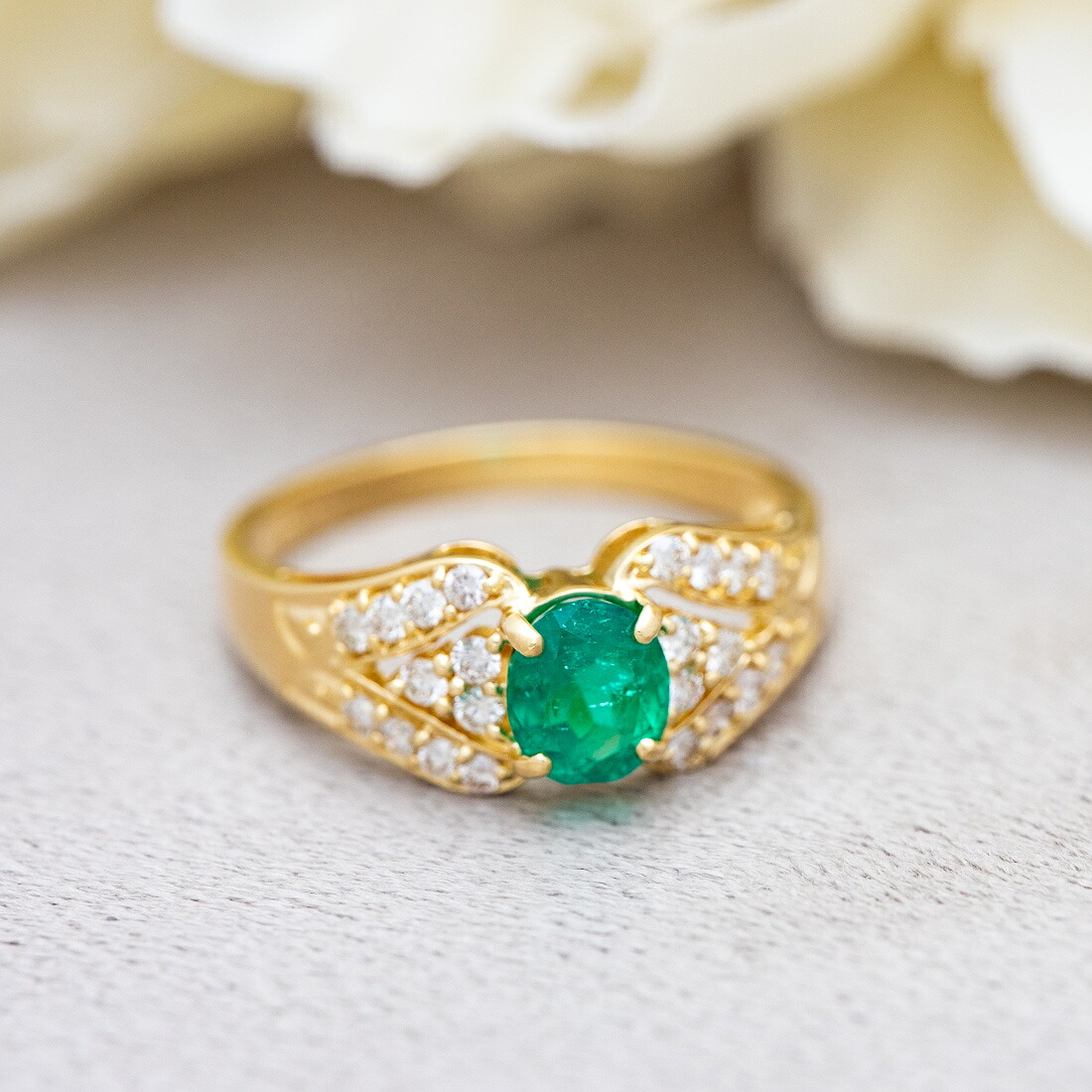 umu -アム- FINE JEWELRY STUIDIOエメラルド ダイヤモンド リングrg0093_1.jpg