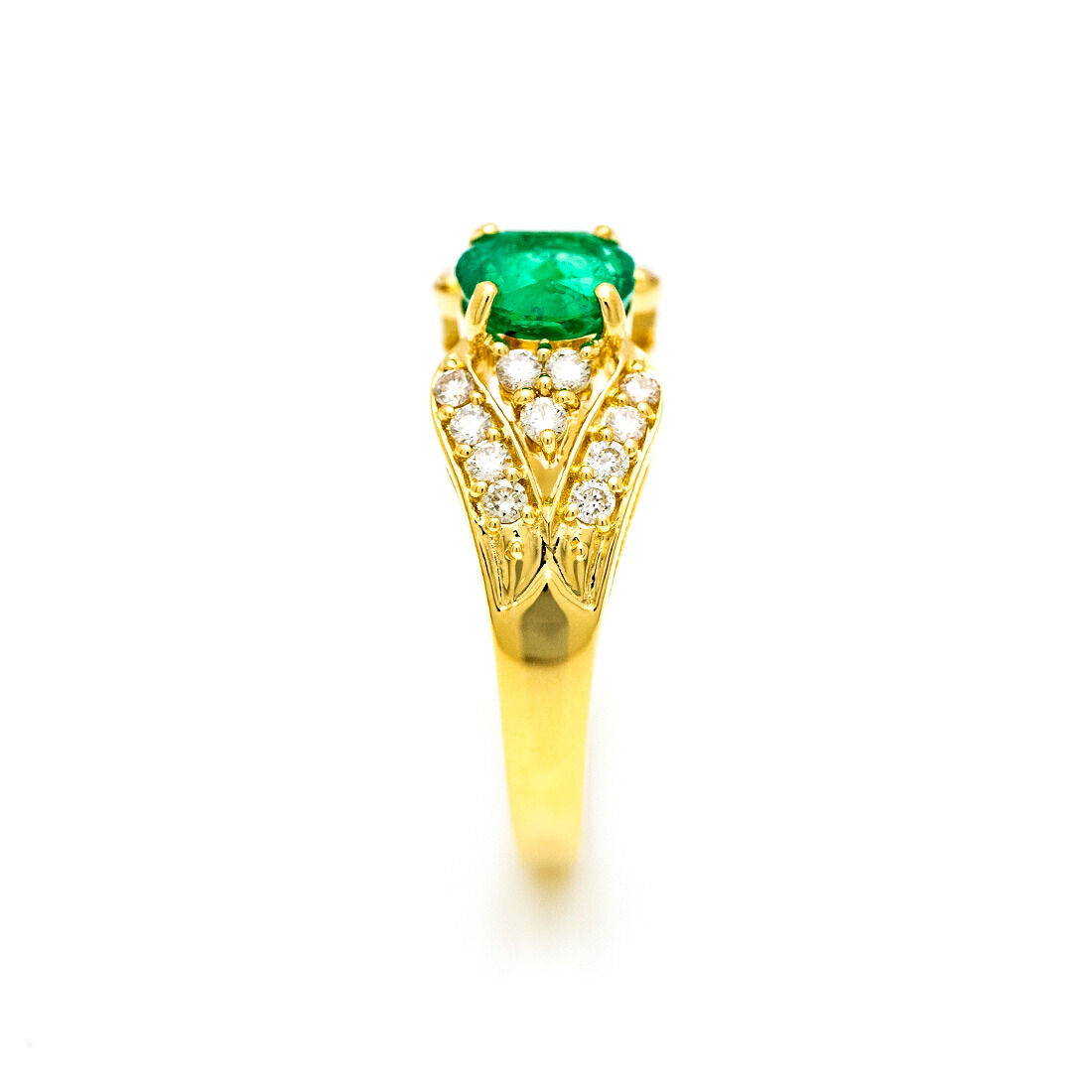 umu -アム- FINE JEWELRY STUIDIOエメラルド ダイヤモンド リングrg0093_y.jpg