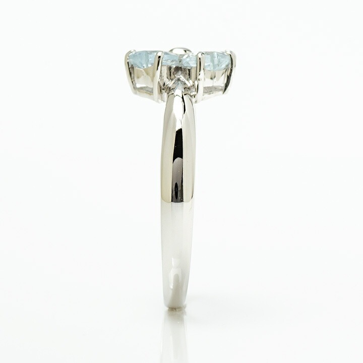 umu -アム- FINE JEWELRY STUIDIOアクアマリン クローバーモチーフ リングrg0103_y.jpg