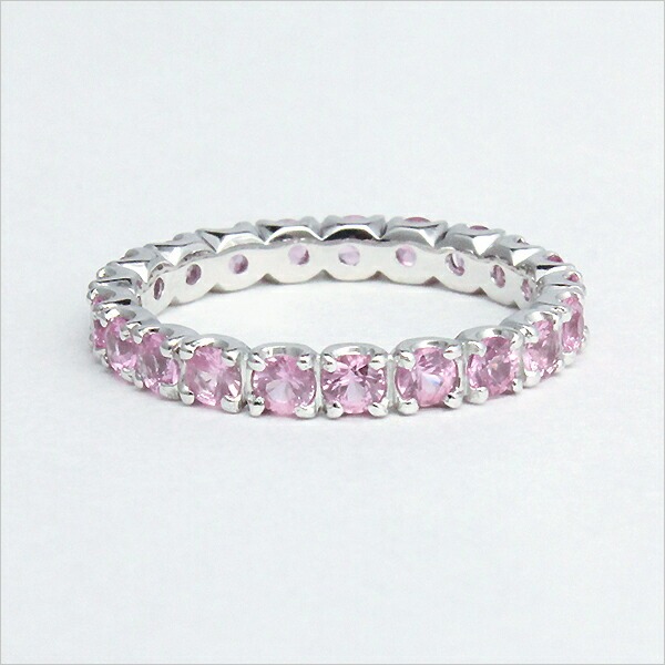 umu -アム- FINE JEWELRY STUIDIOK18 ピンクサファイア フルエタニティリングrg0112_m.jpg