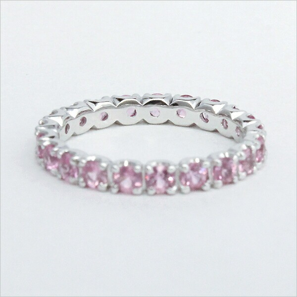 umu -アム- FINE JEWELRY STUIDIOK18 ピンクサファイア フルエタニティリングrg0112_u.jpg